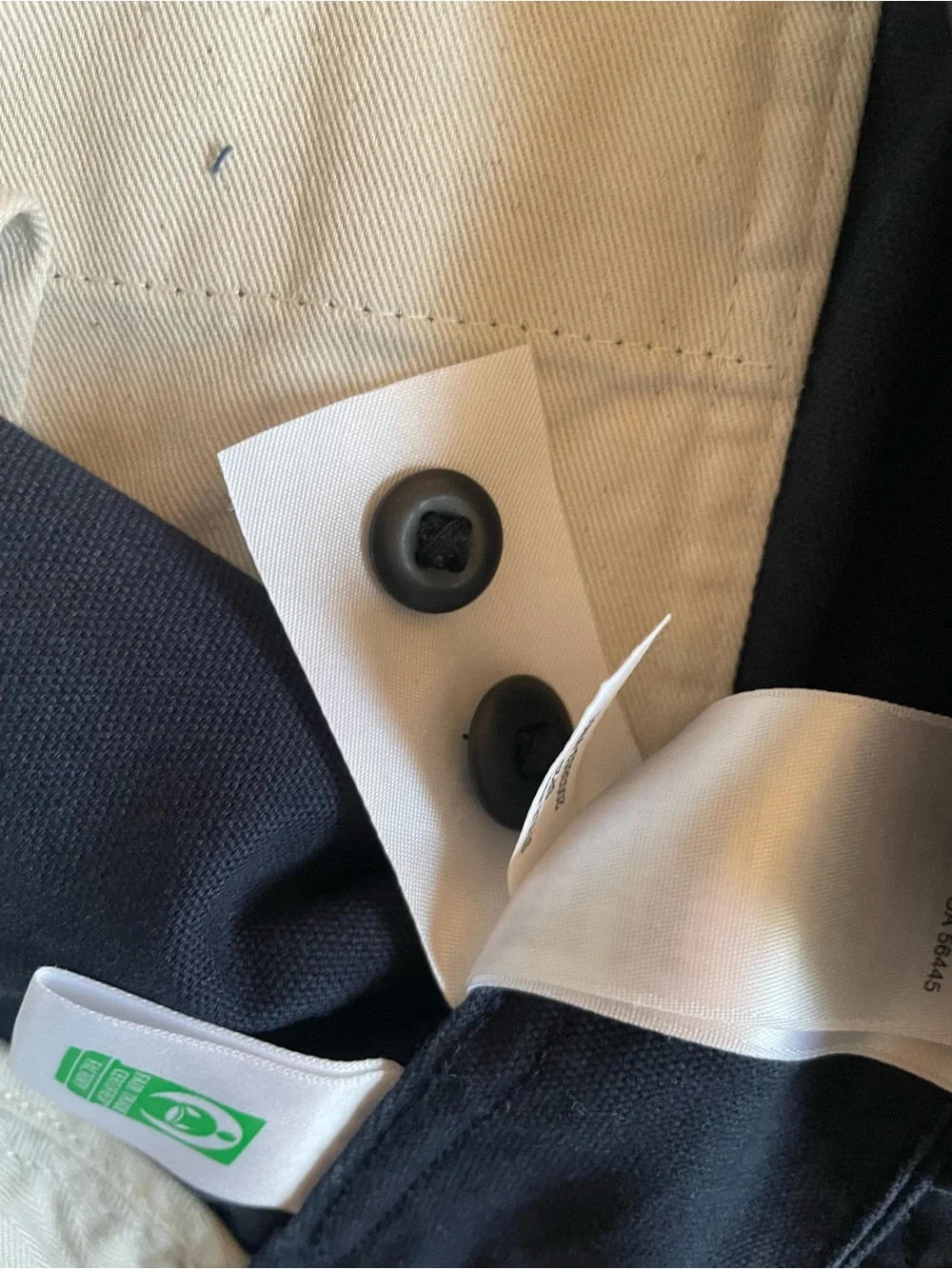 J. CREW Classic trouser in canvas Navy Size 34/34 NWD $98 BW595